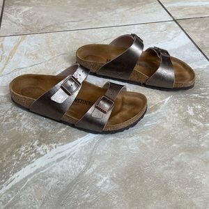 Bronze Metallic Birkenstocks